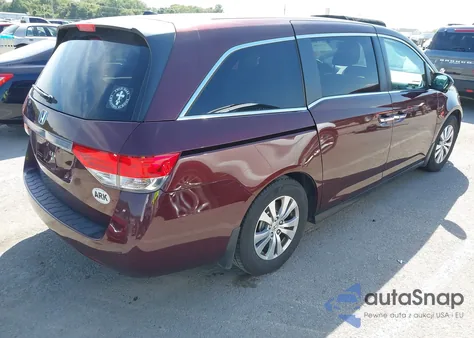 2014 Honda Odyssey Ex-L из США, поврежденный, VIN 5FNRL5H60EB047476